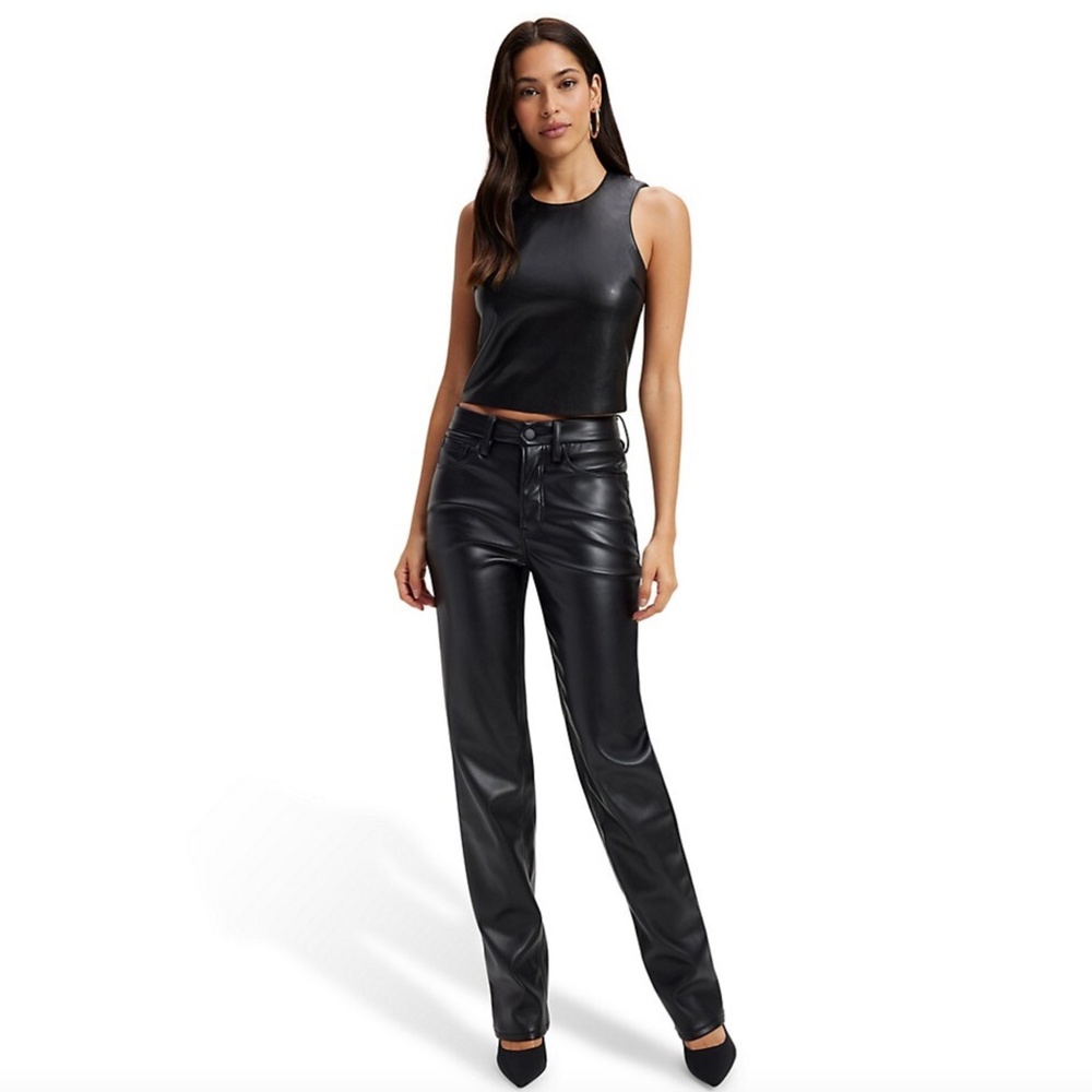 Good American Better Than Leather Good Icon Pants